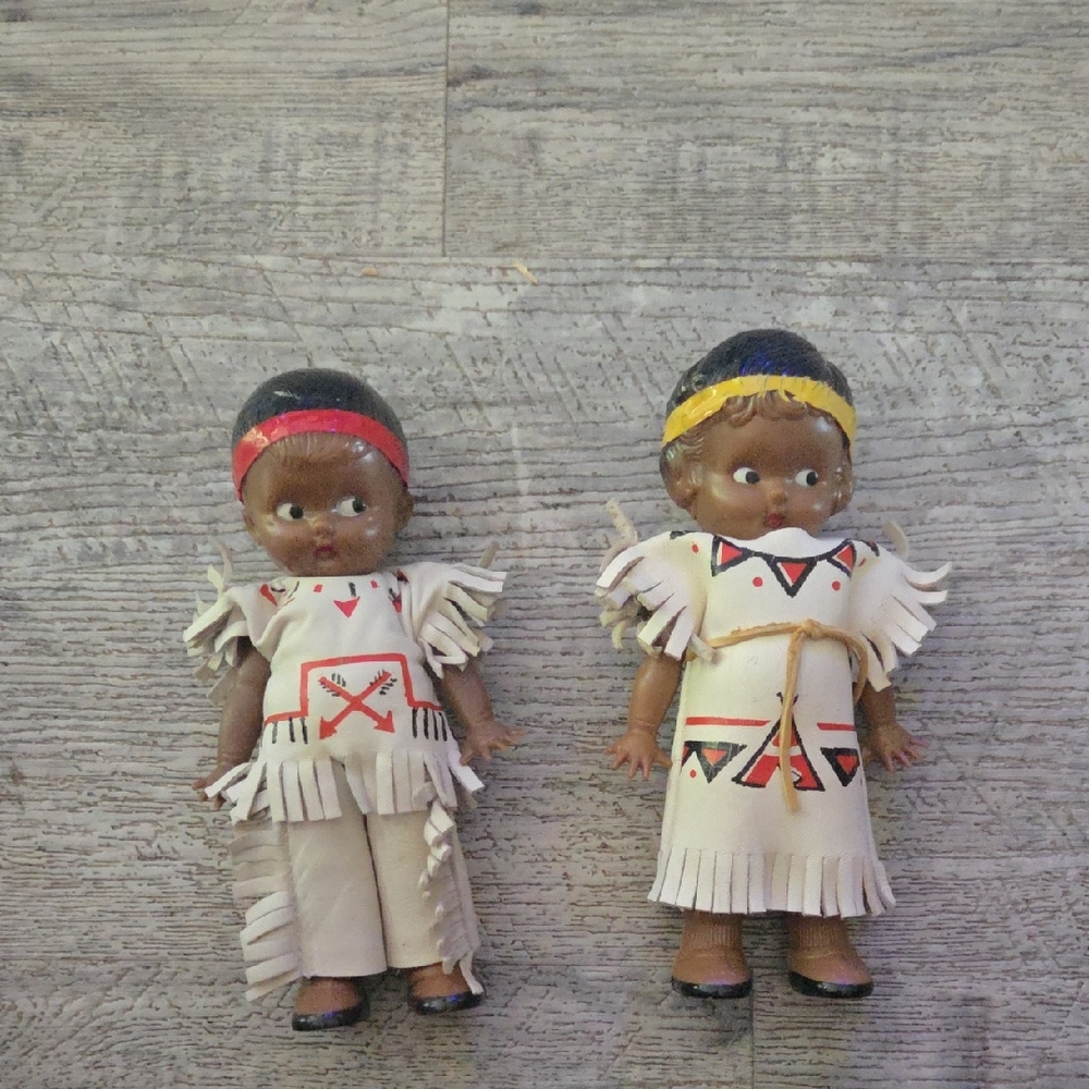 CARLSON Native American Style Kids Dolls Set